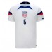 Cheap United States Yunus Musah #6 Home Football Shirt World Cup 2022 Short Sleeve